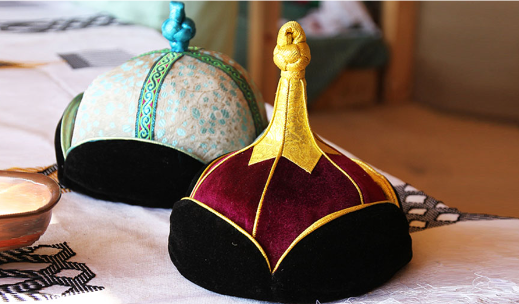 <i>One of many types of Mongolian handmade hats</i>